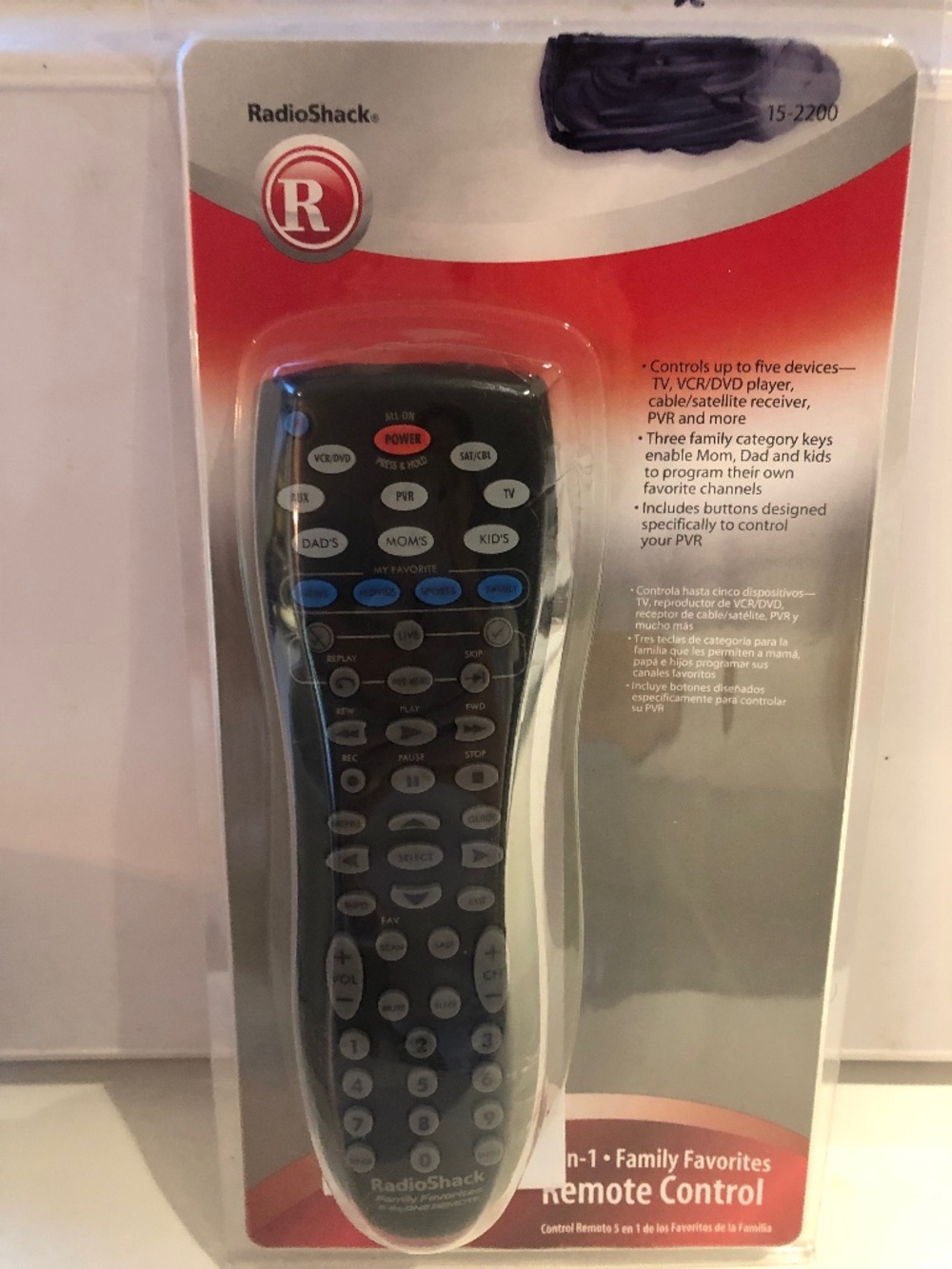 NWOT Radio Shack Universal Remote Control